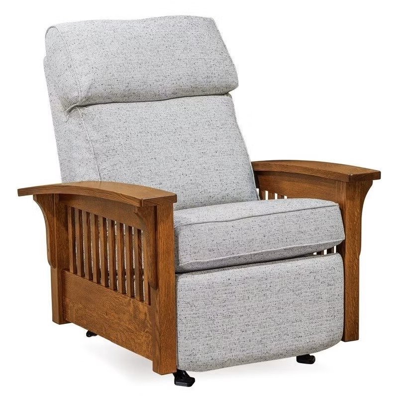 Comfy Mission-Style Rocker Recliner Amish Made DutchCrafters