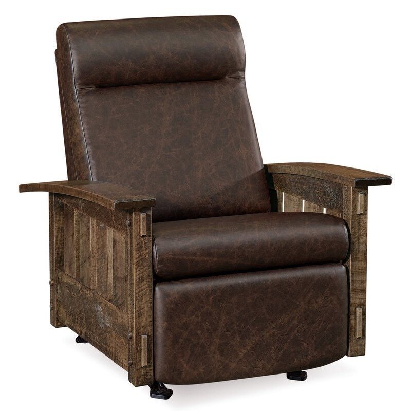 Dutton Rough Sawn Comfy Rocker Recliner from DutchCrafters Amish