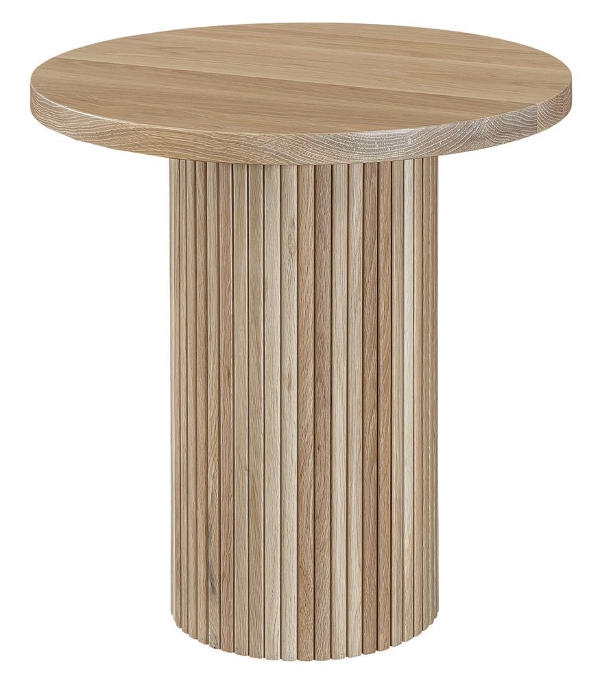 Round Fluted End Table from DutchCrafters Amish Furniture