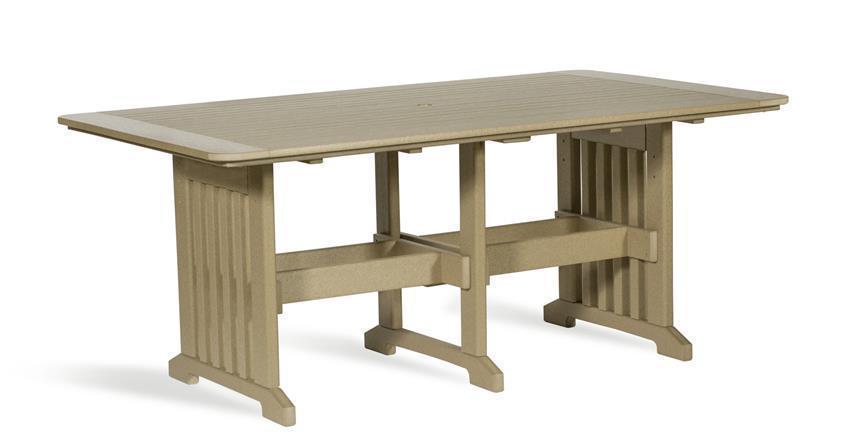 Poly Mission Rectangular Patio Table Quick Ship |