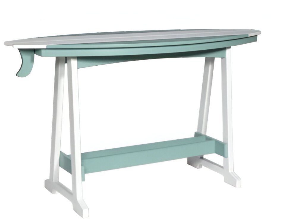 Amish Poly Surf Board Table | Outdoor Counter & Bar Height