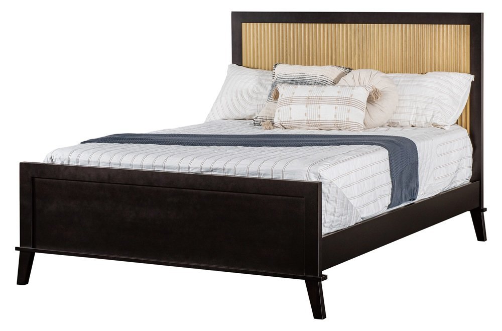 Sofi Panel Bed with 52" Height Headboard from DutchCrafters Amish