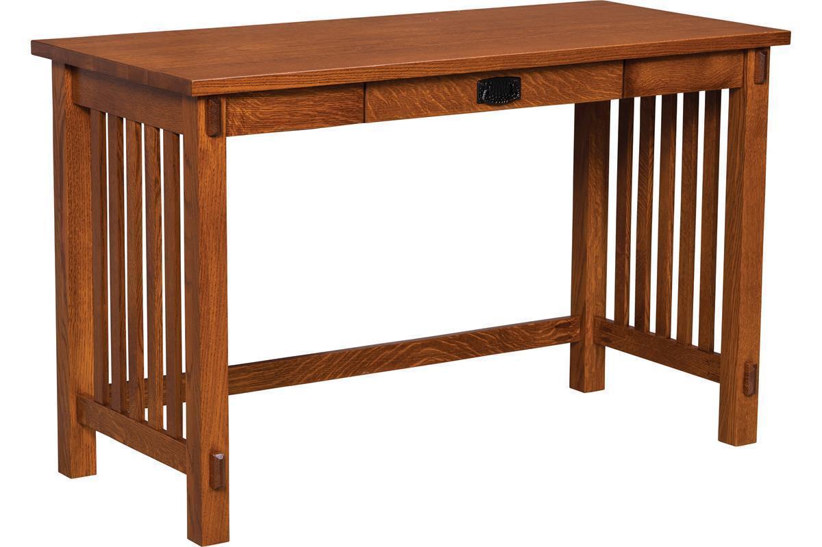 Quarter Sawn White Oak Mission Writing Desk |