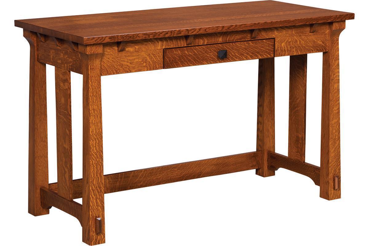 Selba Mission Writing Desk in Quarter Sawn Oak |