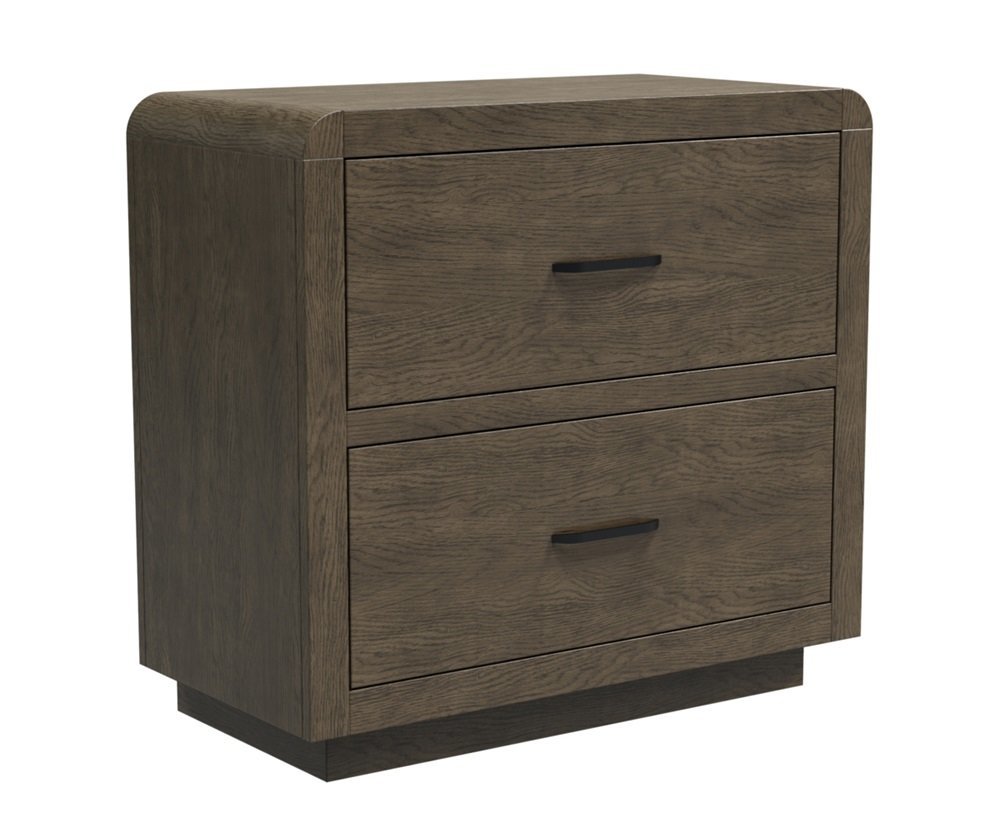 Bellvue Contemporary 2-Drawer File Cabinet from DutchCrafters Amish