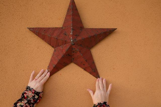 Jumbo Rustic Tin Barn Star - Amish Made in the USA