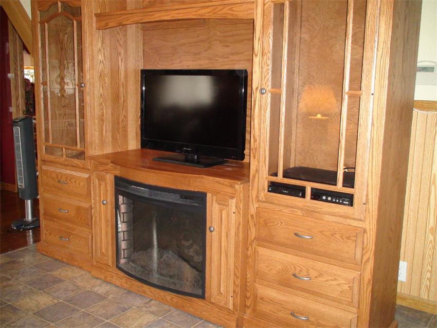 Heritage Six-Piece Entertainment Center from DutchCrafters Amish Truly spectacular in both design and build
