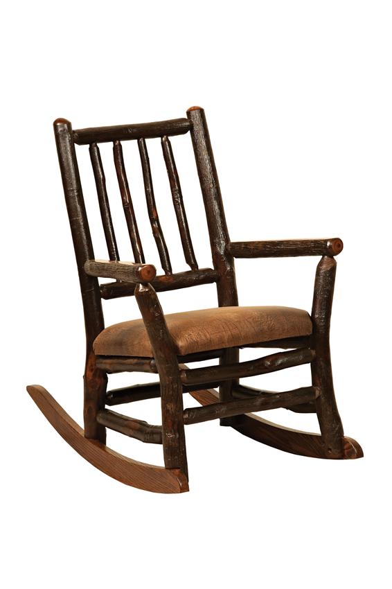Amish Rustic Hickory Child Rocking Chair Amish Rustic Hickory Child Rocking Chair