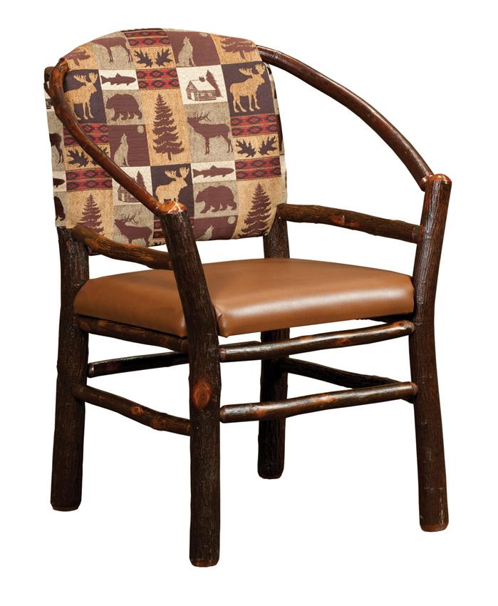Rustic Hickory Twig Hoop Chair Amish Rustic Hickory Twig Hoop Chair