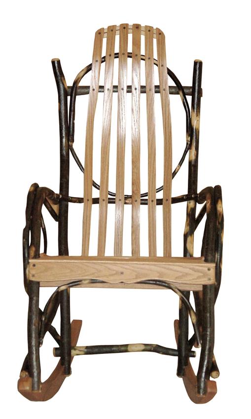 Hickory Big And Tall Rocking Chair Amish Made Porch Rockers - Hickory Big And Tall Rocking Chair Amish Made Porch Rockers