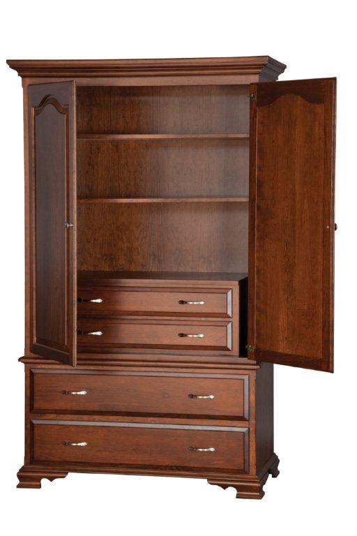 48" Armoire with Optional Pocket Doors from DutchCrafters Amish