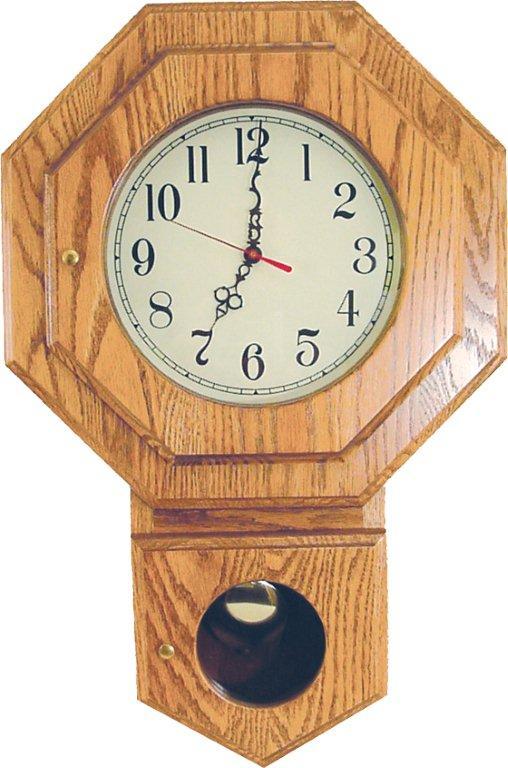 Amish School House Wall Clock from Dutchcrafters