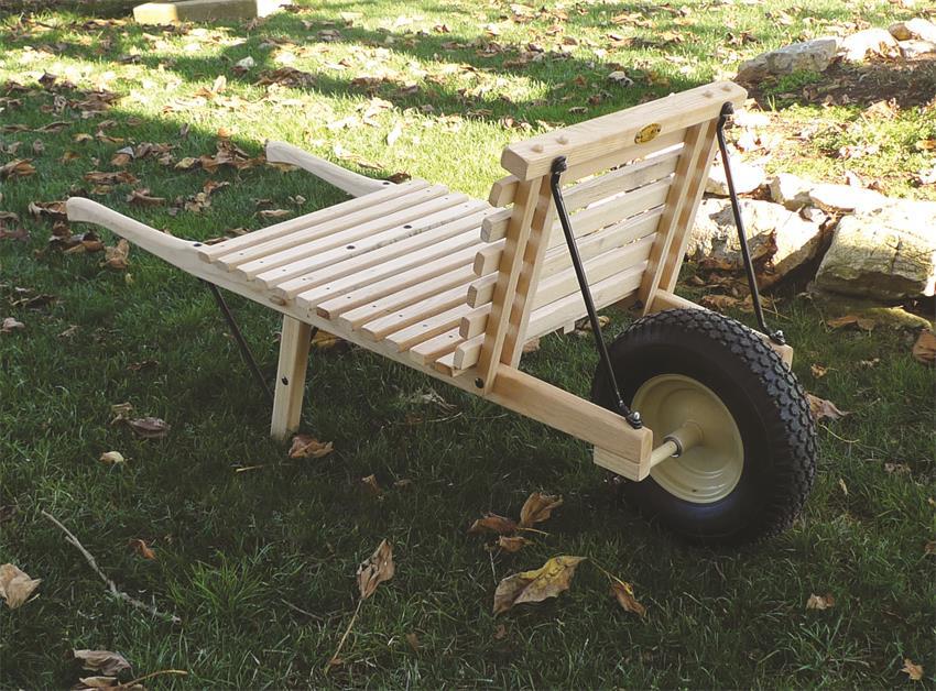 Rustic Open Wheelbarrow by Dutchcrafters Amish Furniture