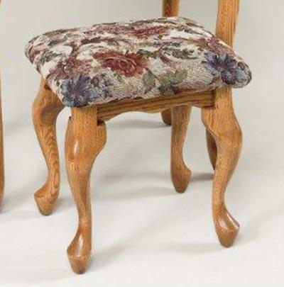 Amish Furniture Bedroom Furniture Upholstered Queen Anne Vanity Stool Amish Furniture Bedroom Furniture Upholstered Queen Anne Vanity Stool