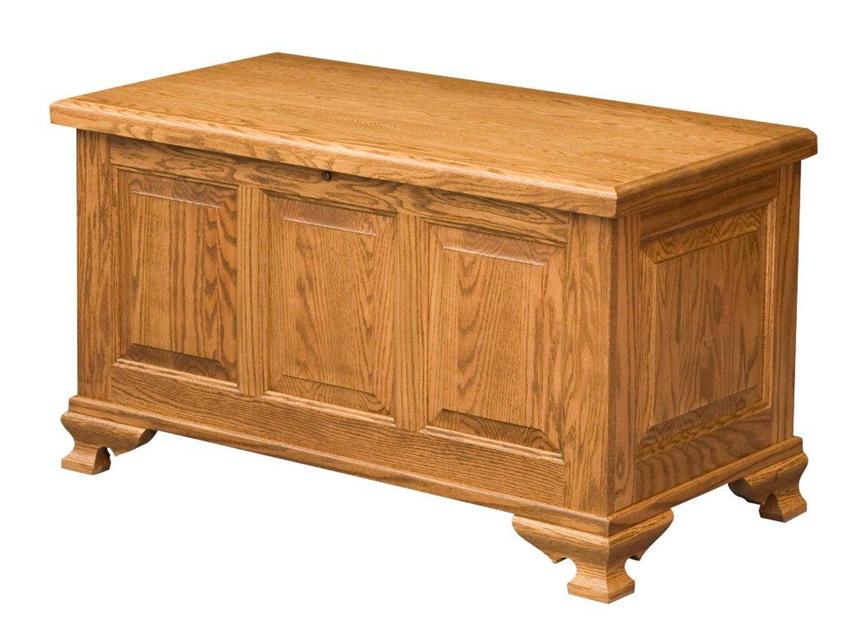 Amish Triple Raised Panel Hope Chest from DutchCrafters Amish