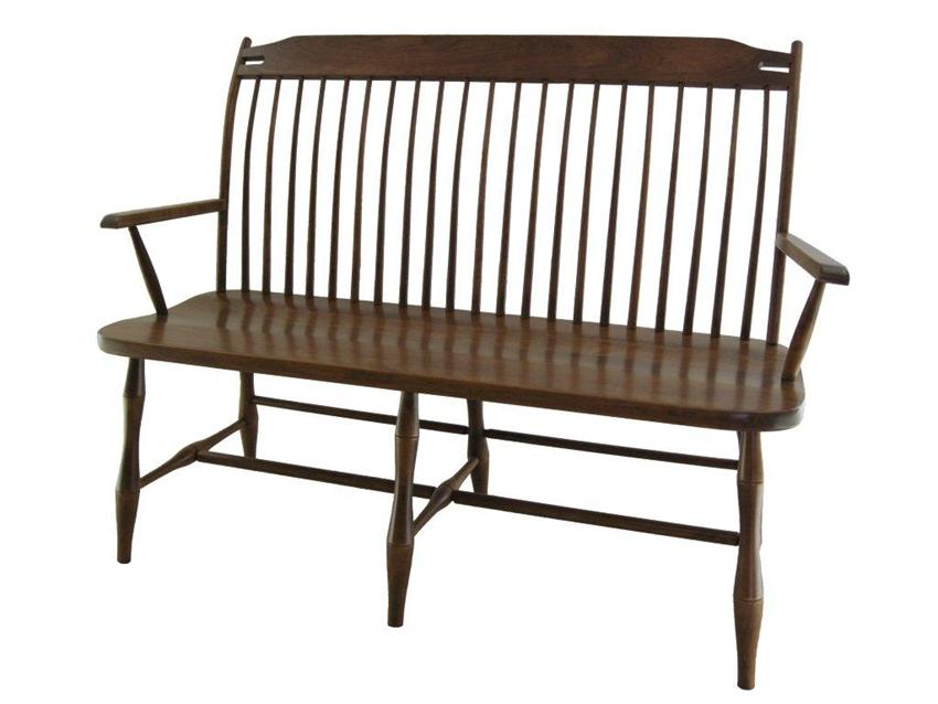 Classic Amish Bench from DutchCrafters Amish Furniture