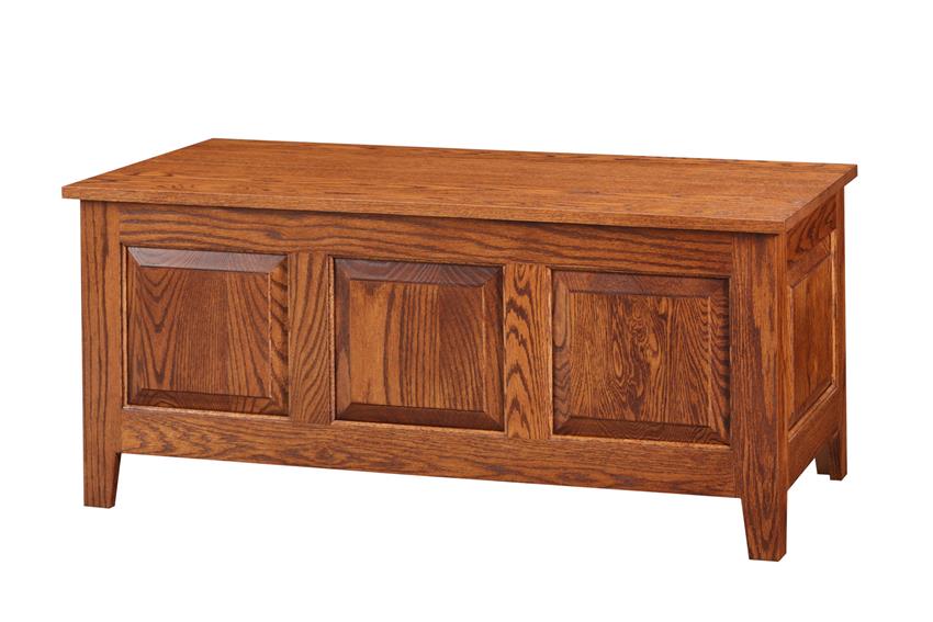 Large Oak Wood Shaker Hope Chest from DutchCrafters Amish Furniture