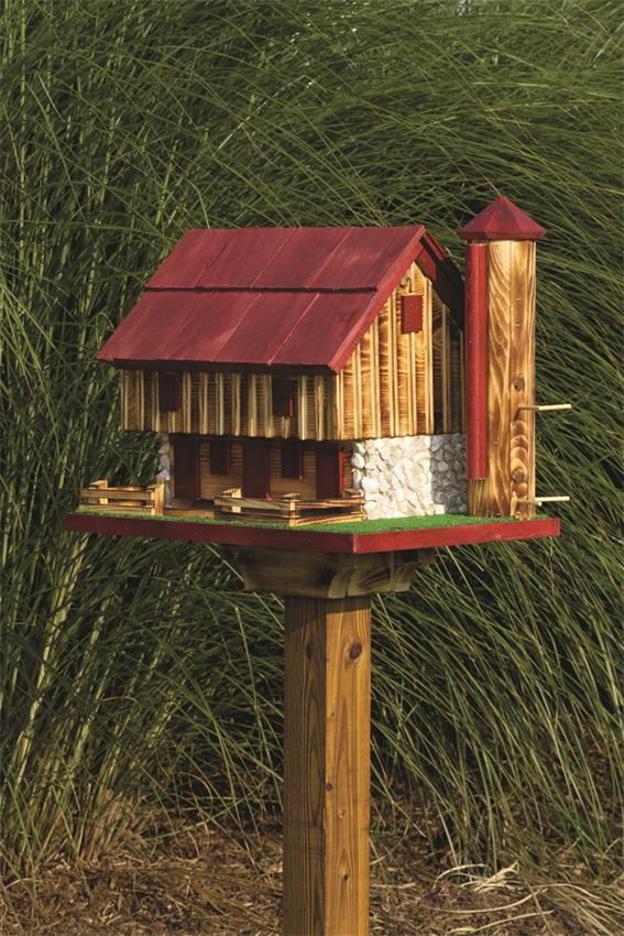 Amish Wooden Bird Feeders No Tittle Yet