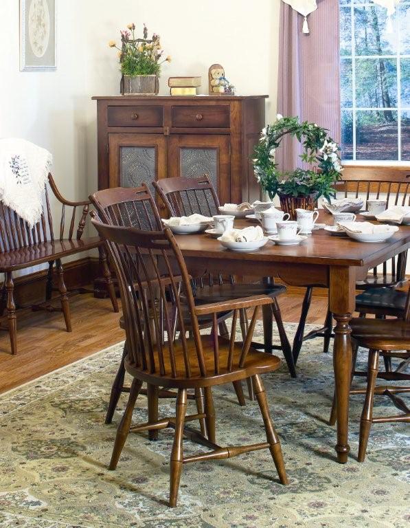 Amish Design Your Own Rectangular Dining Room Table