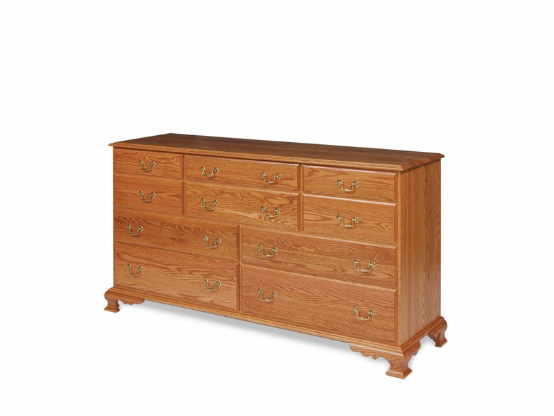 Amish Colonial Triple Dresser