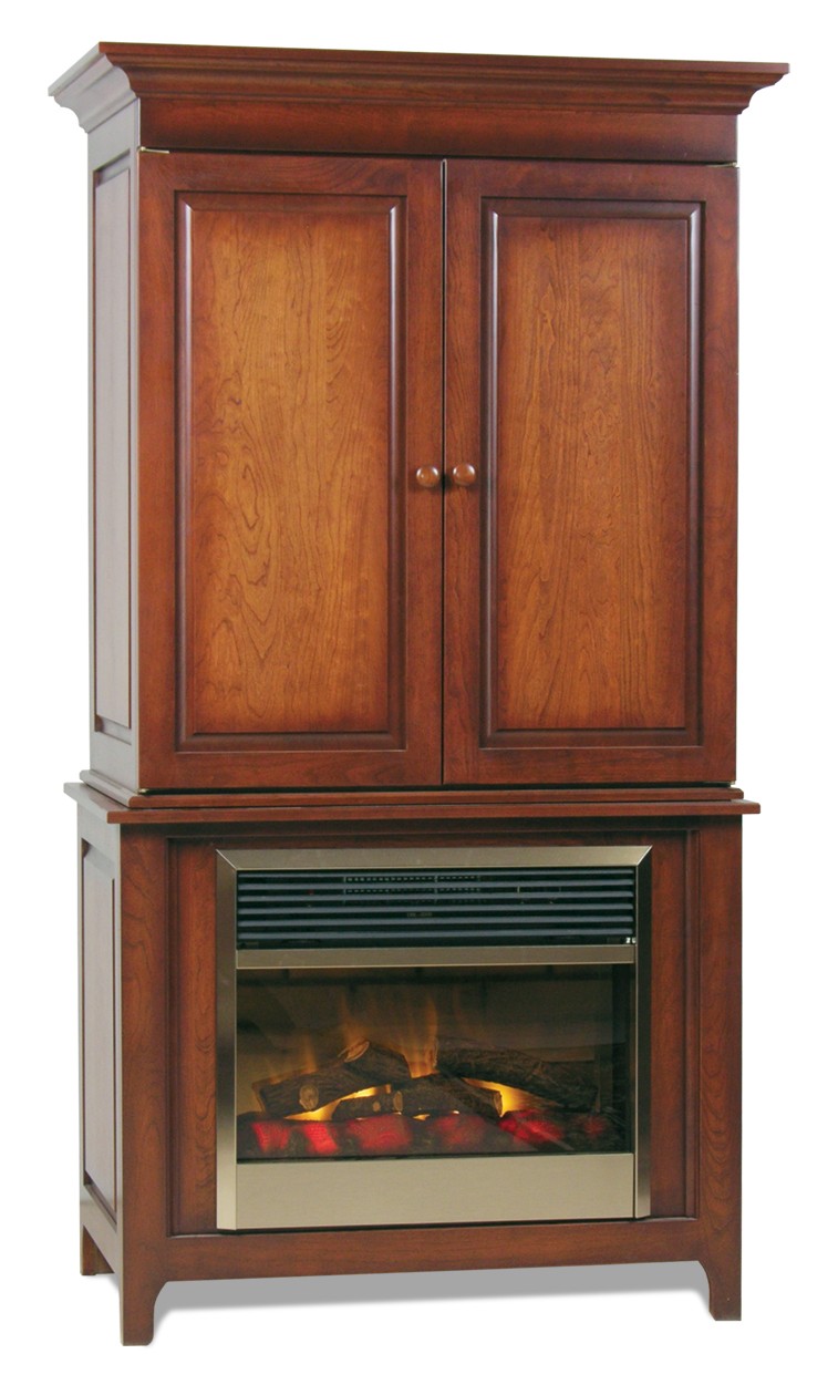 Amish Shaker Electric Fireplace Amish Lancaster Fireplace Entertainment Center