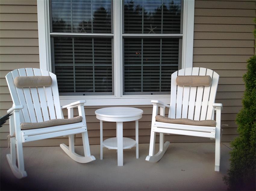 Berlin Gardens ComfoBack Poly Porch Rocker from DutchCrafters Amish