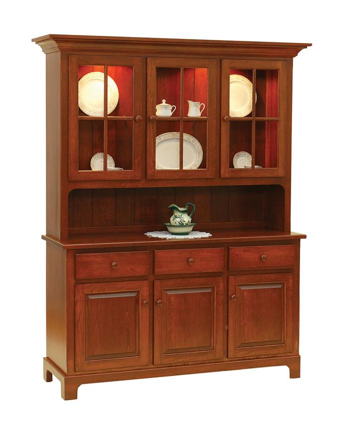 Amish Shaker 3Door hutch
