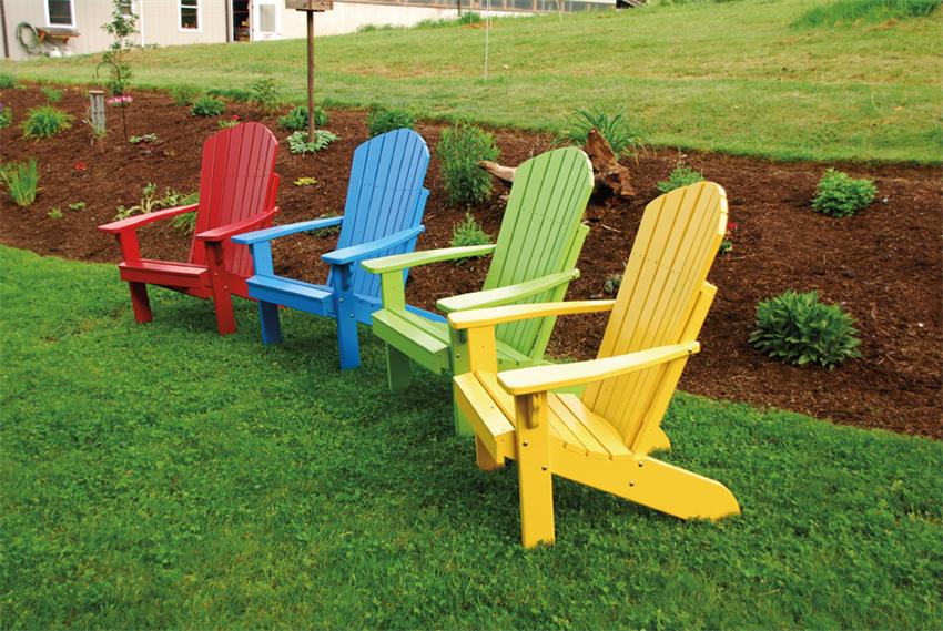 Pine Fanback Adirondack Chair by Dutchcrafters Amish Furniture
