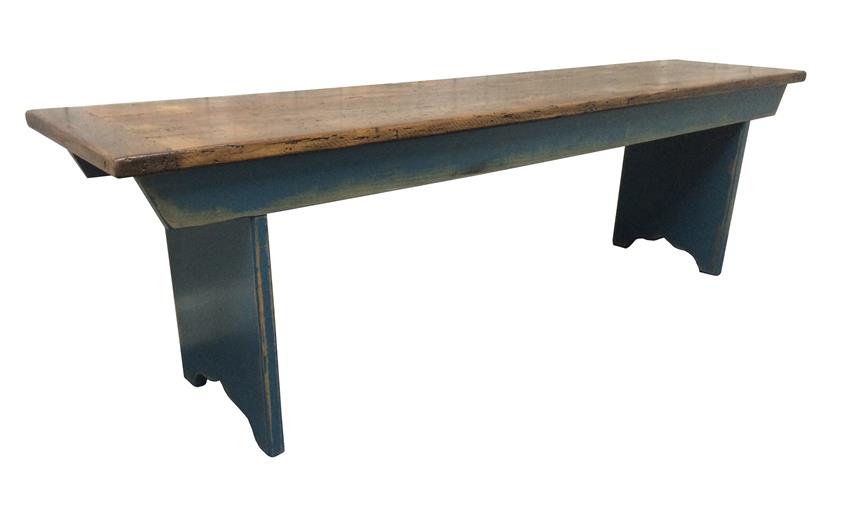 Reclaimed Wood Farmhouse Bench