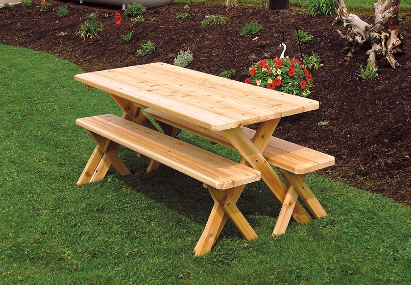 Cedar Wood Patio Set from DutchCrafters Amish Furniture Cedar Wood Patio Set from DutchCrafters Amish Furniture