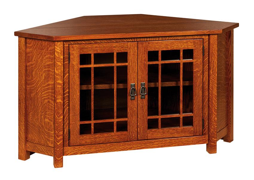 mccoy mission corner tv cabinet