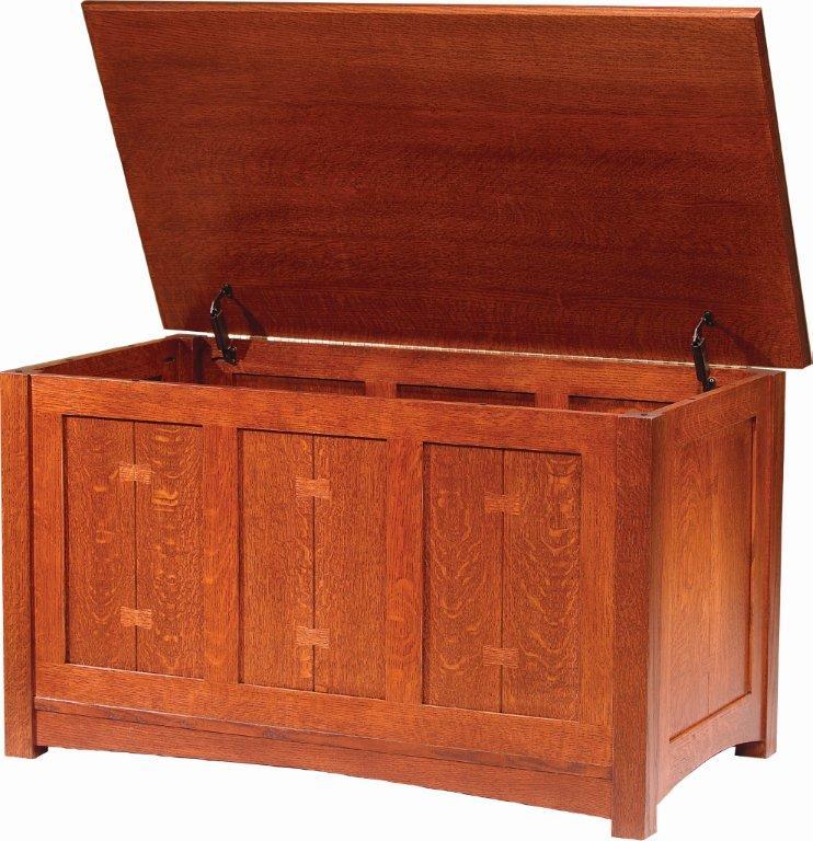 American Made Post Mission Blanket Chest from DutchCrafters Amish