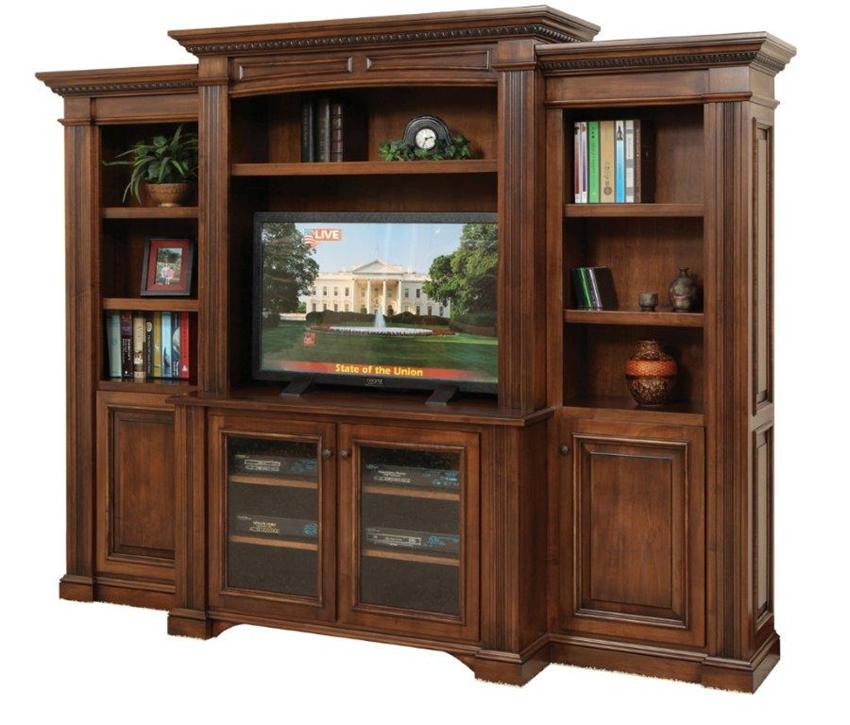 Lincoln Entertainment Center from DutchCrafters Amish Furniture