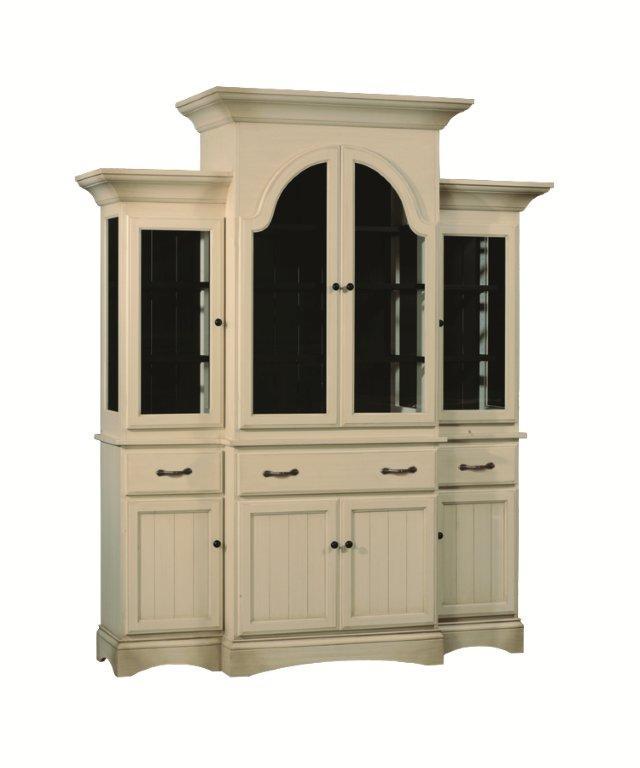 Amish Dining Room Solid Wood Hutch Amish Dining Room Jefferson City Hutch With Eight Doors