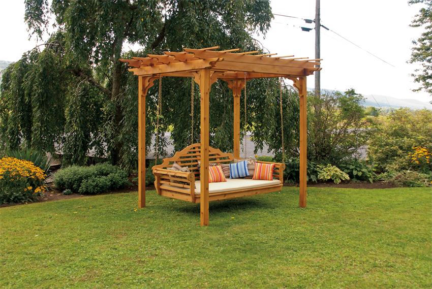 Red Cedar Pergola From DutchCrafters Amish Furniture - Red Cedar Pergola From DutchCrafters Amish Furniture