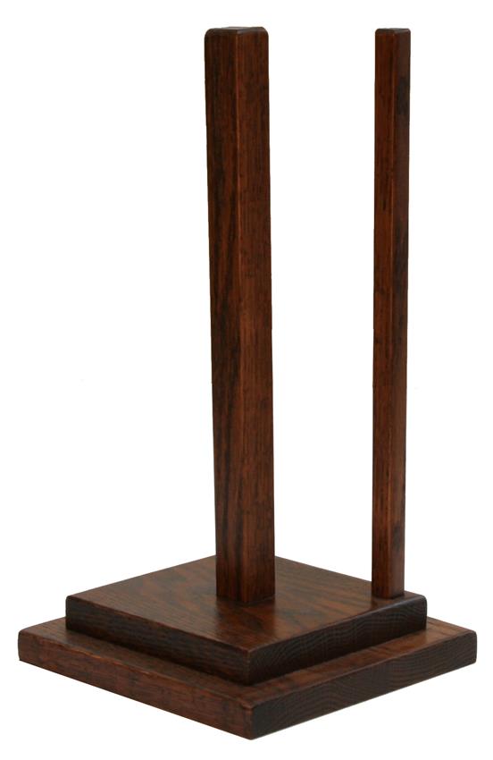 Amish Hardwood Mission Paper Towel Holder