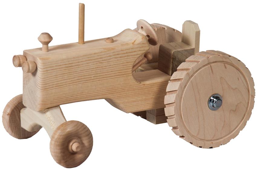 Amish Wooden Toy Tractor