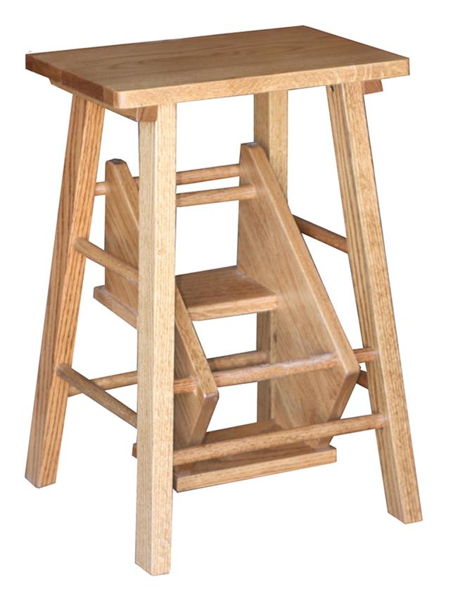 Folding Step Stool from DutchCrafters Amish Furniture