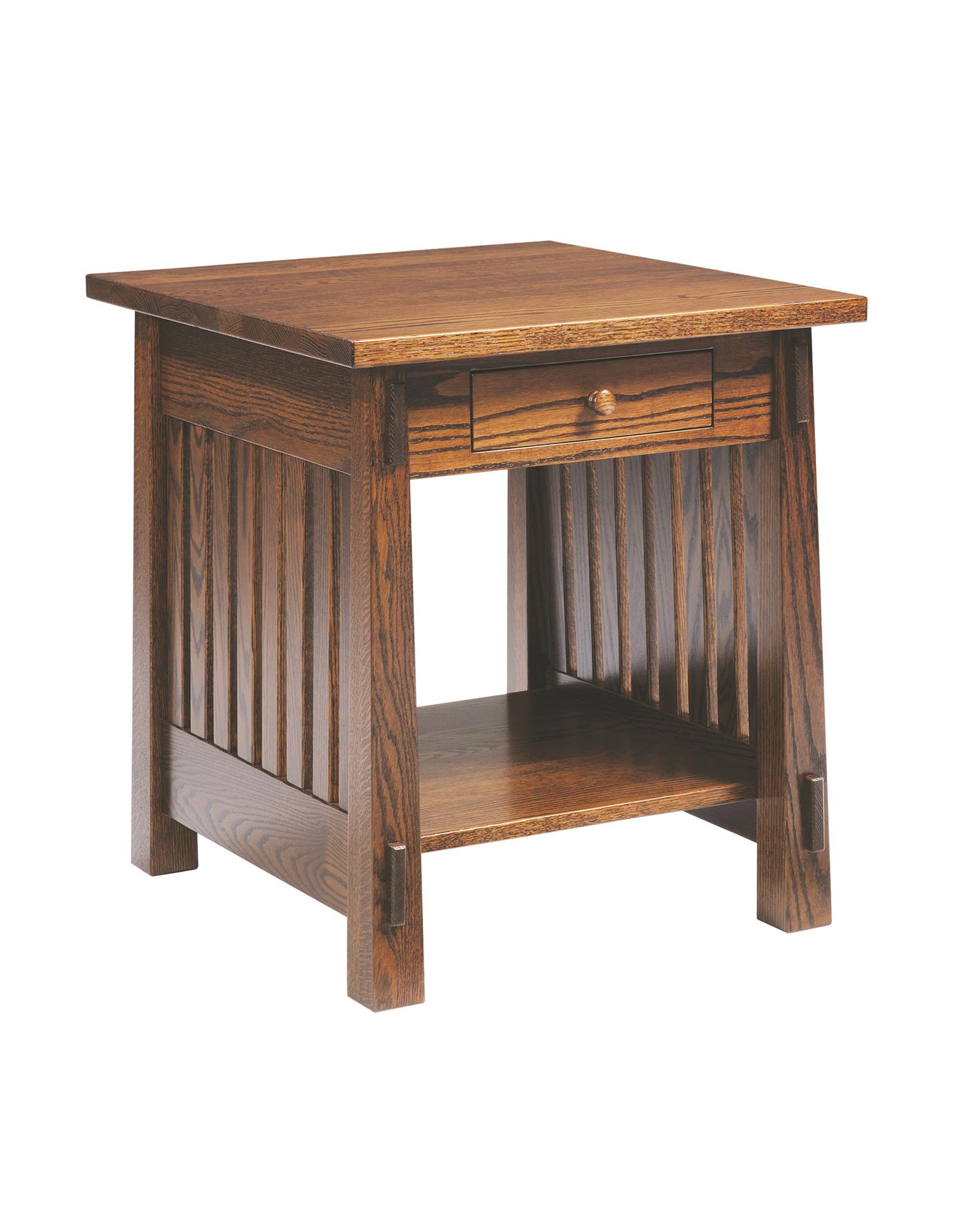 Amish Countryside Mission End Table