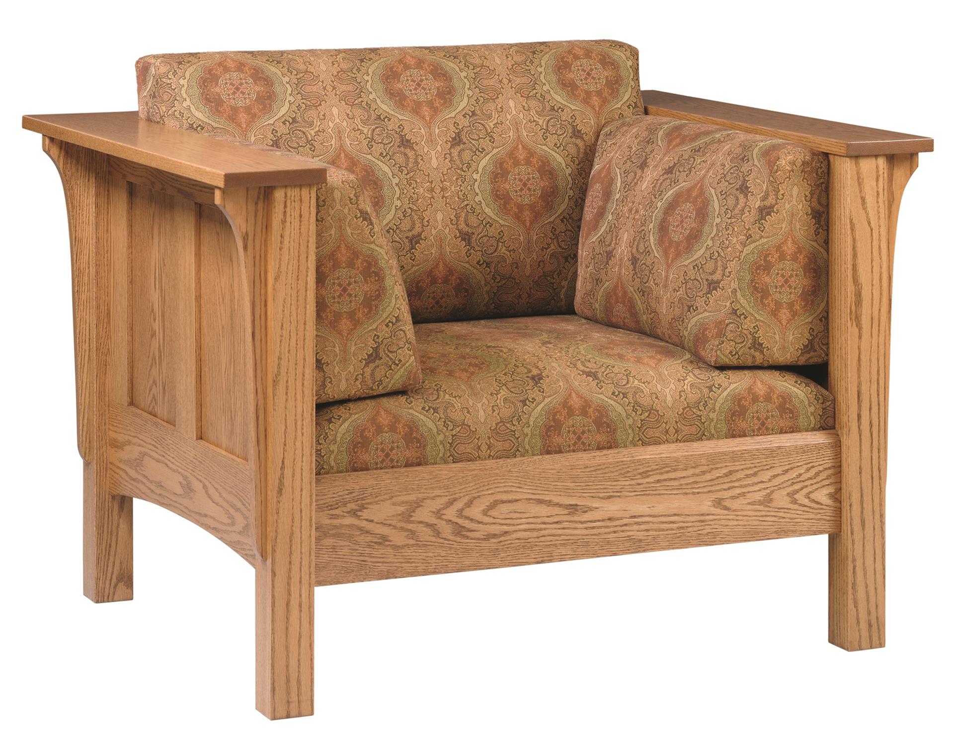 Amish Modern Shaker Lounge Chair