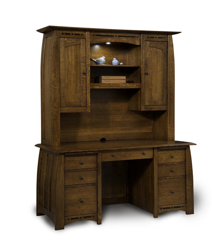 Boulder Creek Seven Drawer Desk from DutchCrafters Amish Furniture