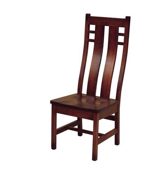 Amish Made Solid Wood Mission Dining Chair