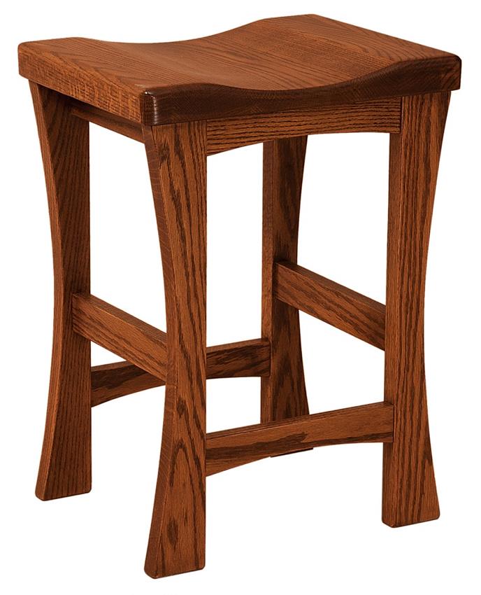 Kalston Bar Stool from DutchCrafters Amish Furniture
