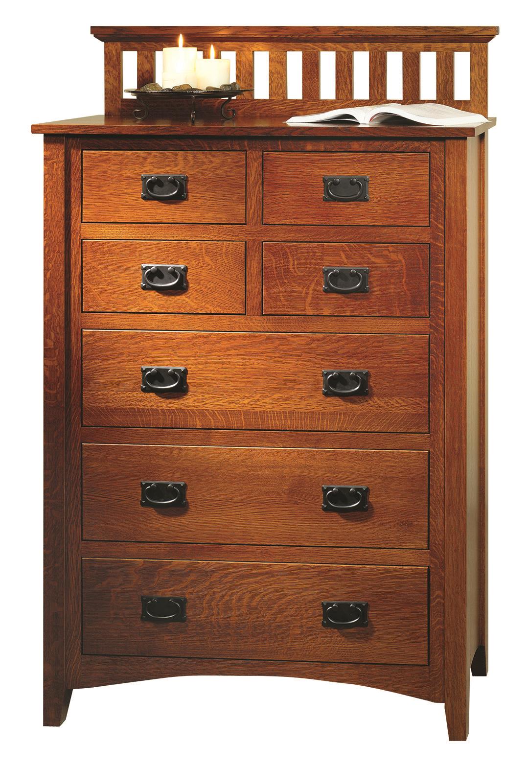 Mission Antique Chest of Drawers from DutchCrafters Amish Furniture