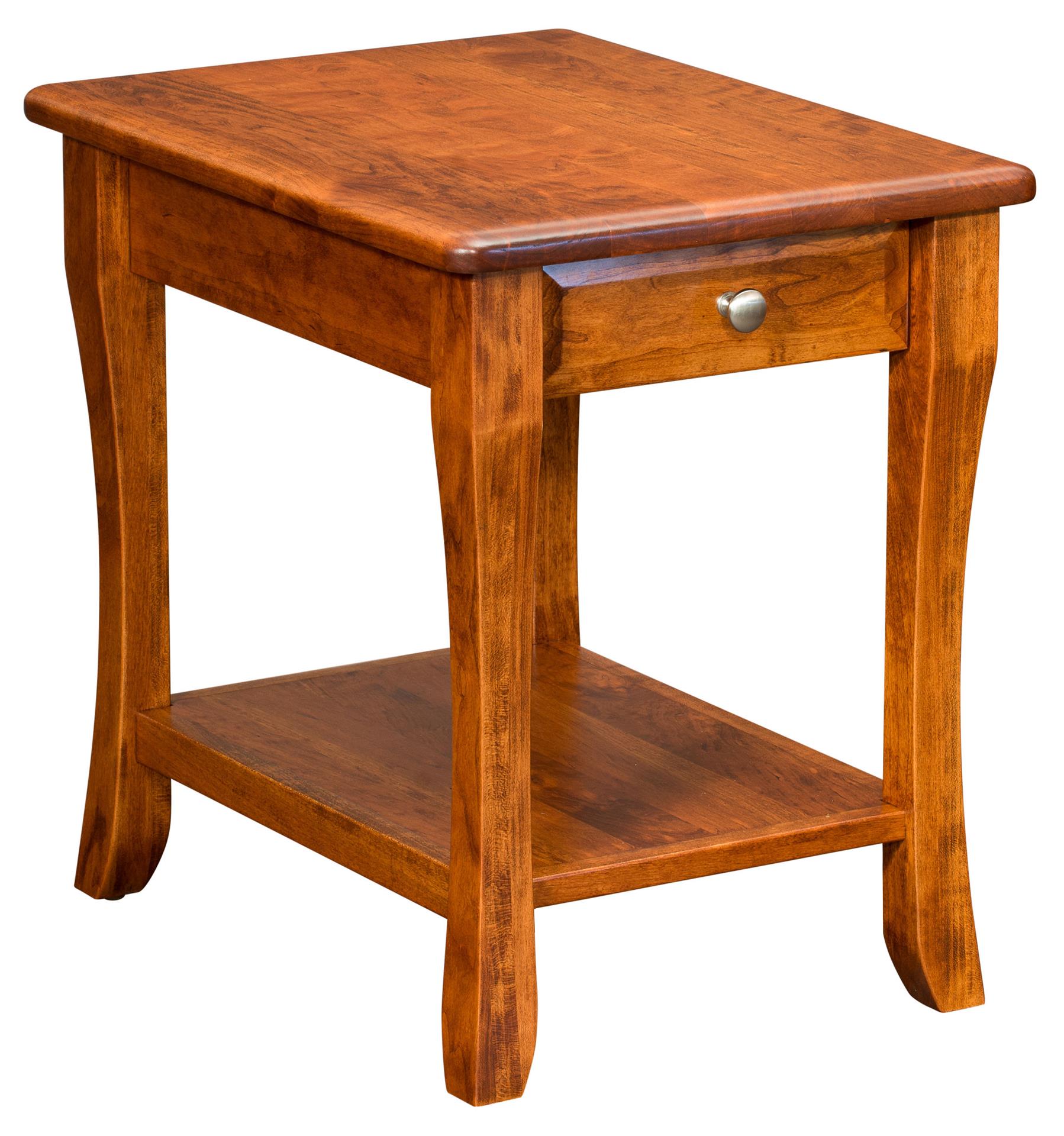 Amish Berkley End Table with Drawer