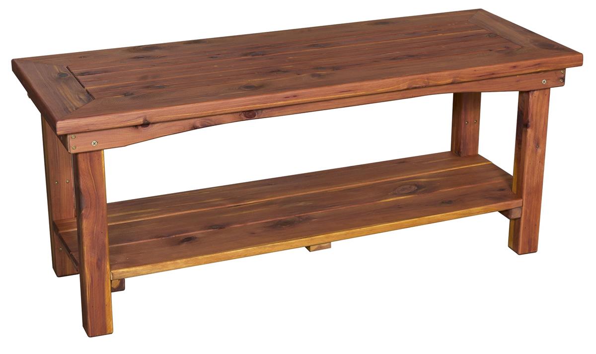 Cedar Outdoor Coffee Table from DutchCrafters Amish Furniture