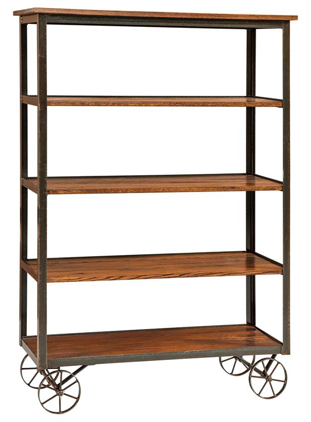 Industrial Reclaimed Wood Bookcase