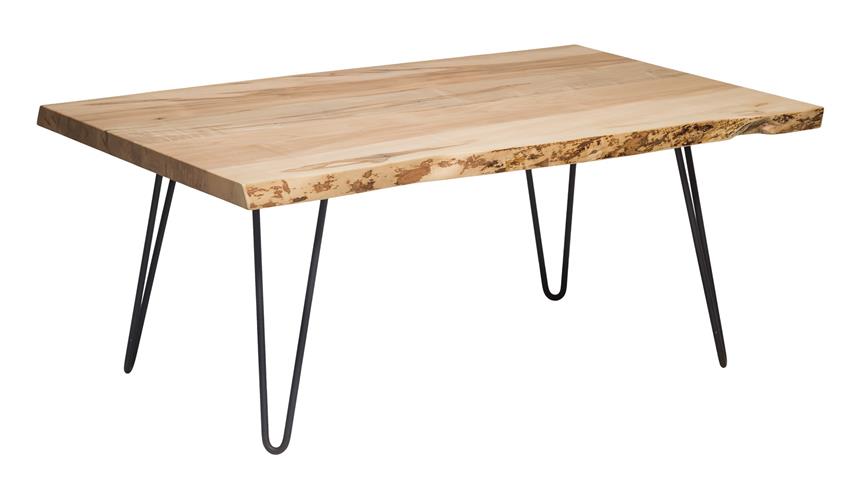 edge coffee table with steel hairpin base edge coffee table with steel hairpin base