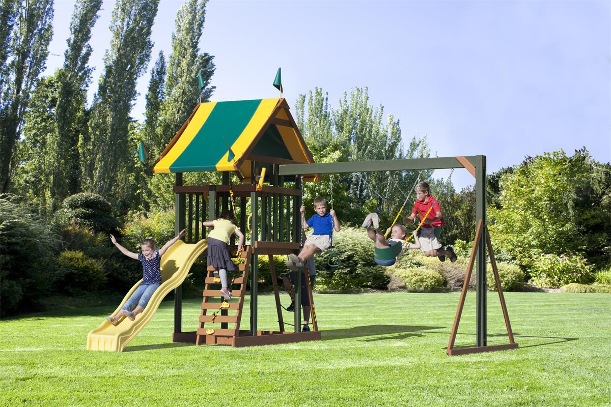 Childhood Treasure Swing Set by Dutchcrafters Amish Furniture