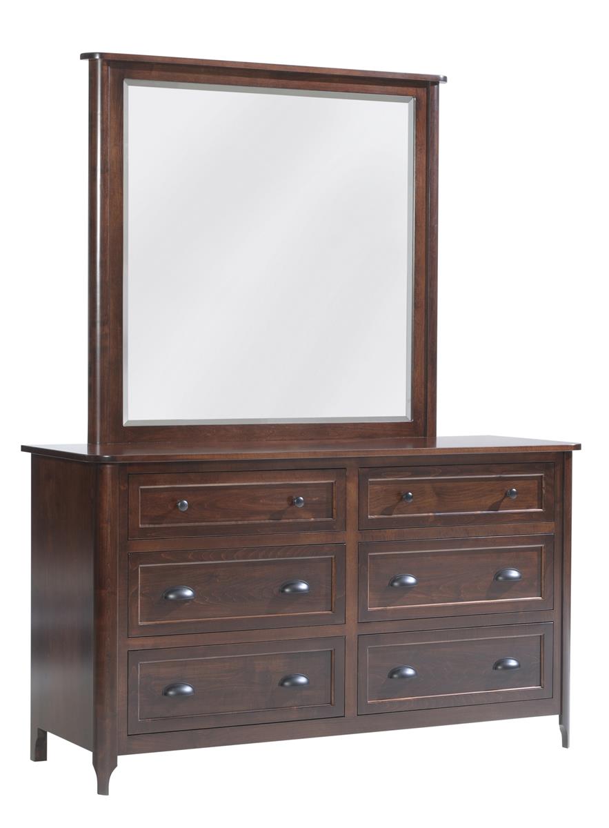 Baldwin Low Dresser With Optional Mirror - Amish Baldwin Low Dresser With Optional Mirror baldwin low dresser with optional mirror - amish baldwin low dresser with optional mirror